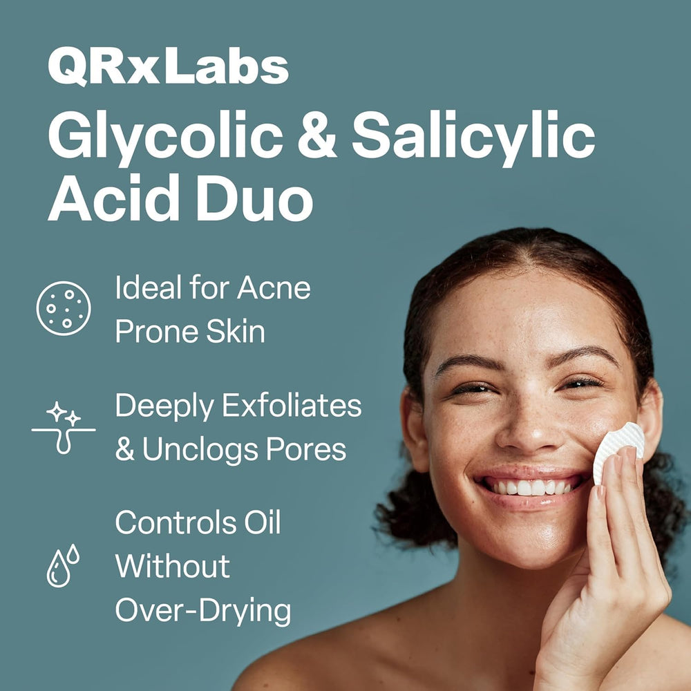 QRxLabs pad with finger notch enables easy, precise application.