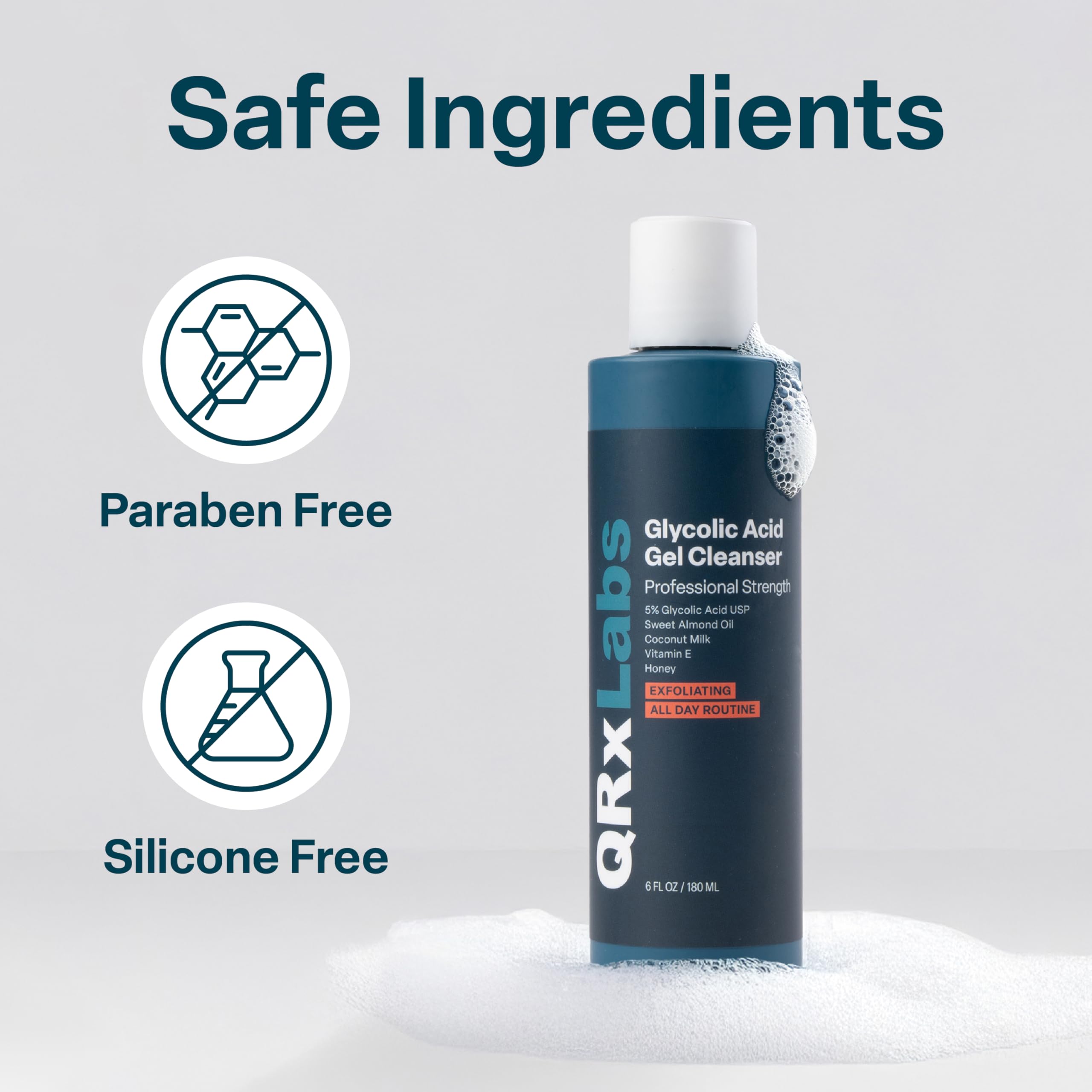 QRxLabs Papaya extract visual suggests radiant complexion support.
