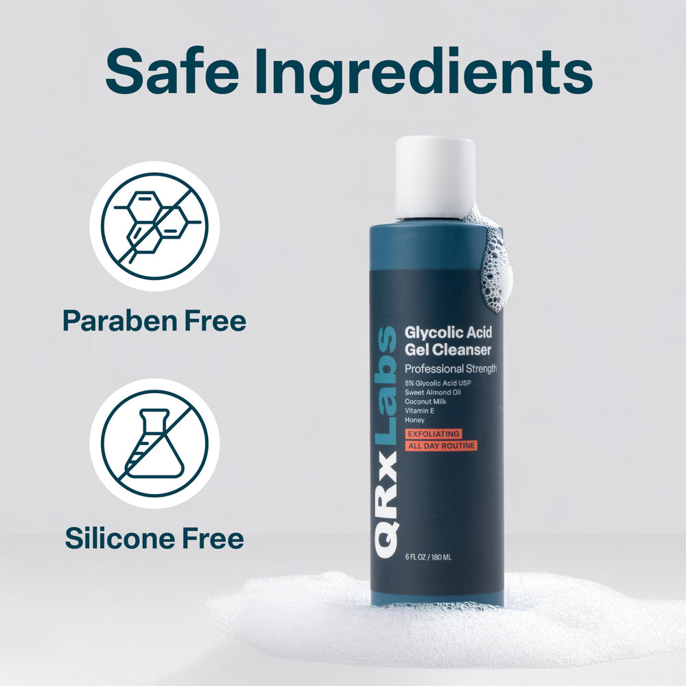 QRxLabs Papaya extract visual suggests radiant complexion support.
