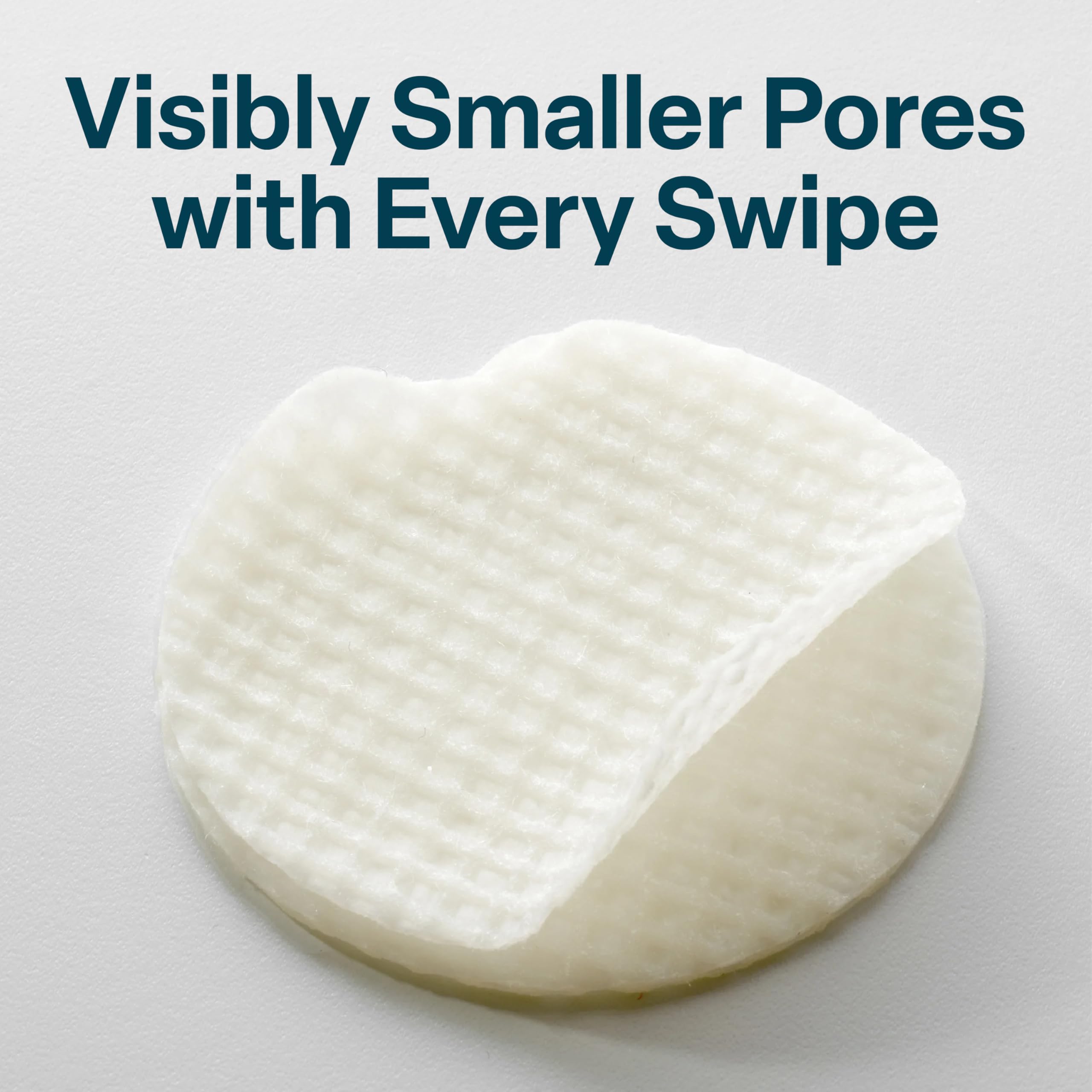 QRxLabs Pore Toner Pads closeup shows soothing resurfacing for a more even complexion