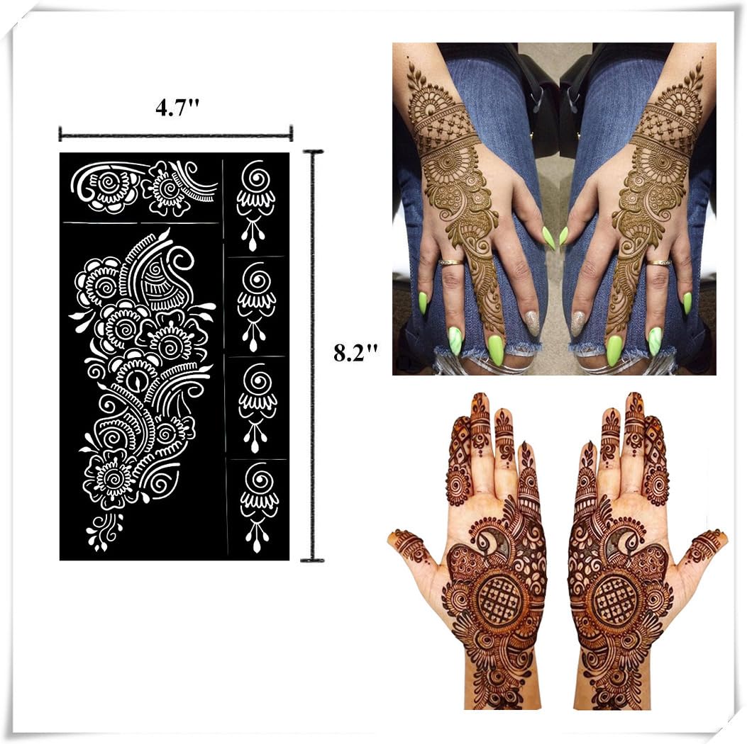 QSTOHENA party and event-friendly mehndi stencils for celebrations