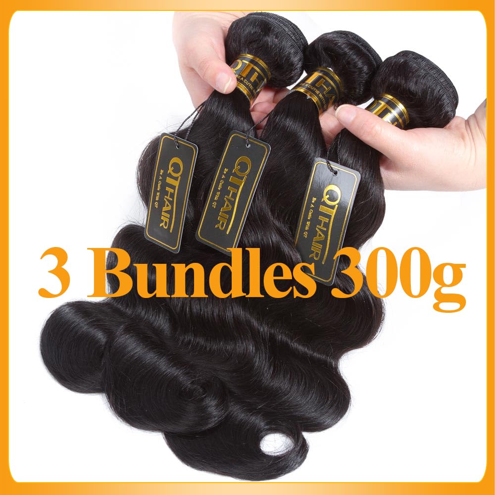 QTHAIR care-guide photo emphasizing gentle maintenance to extend bundle life
