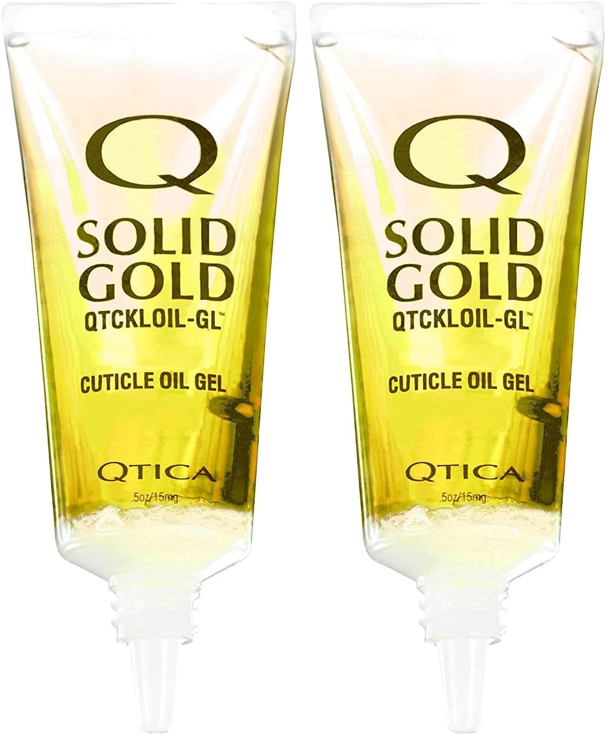 QTICA Solid Gold Cuticle Oil Gel pack, mess-free nail conditioning
