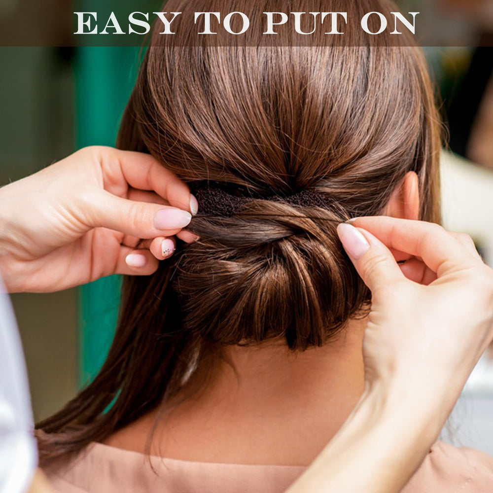Quacc invisible edge mesh hair net for natural-looking buns