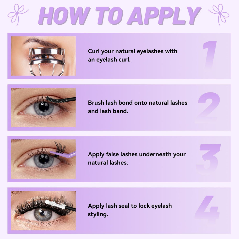 QUAFFLY beginner-friendly kit designed for easy lash application
