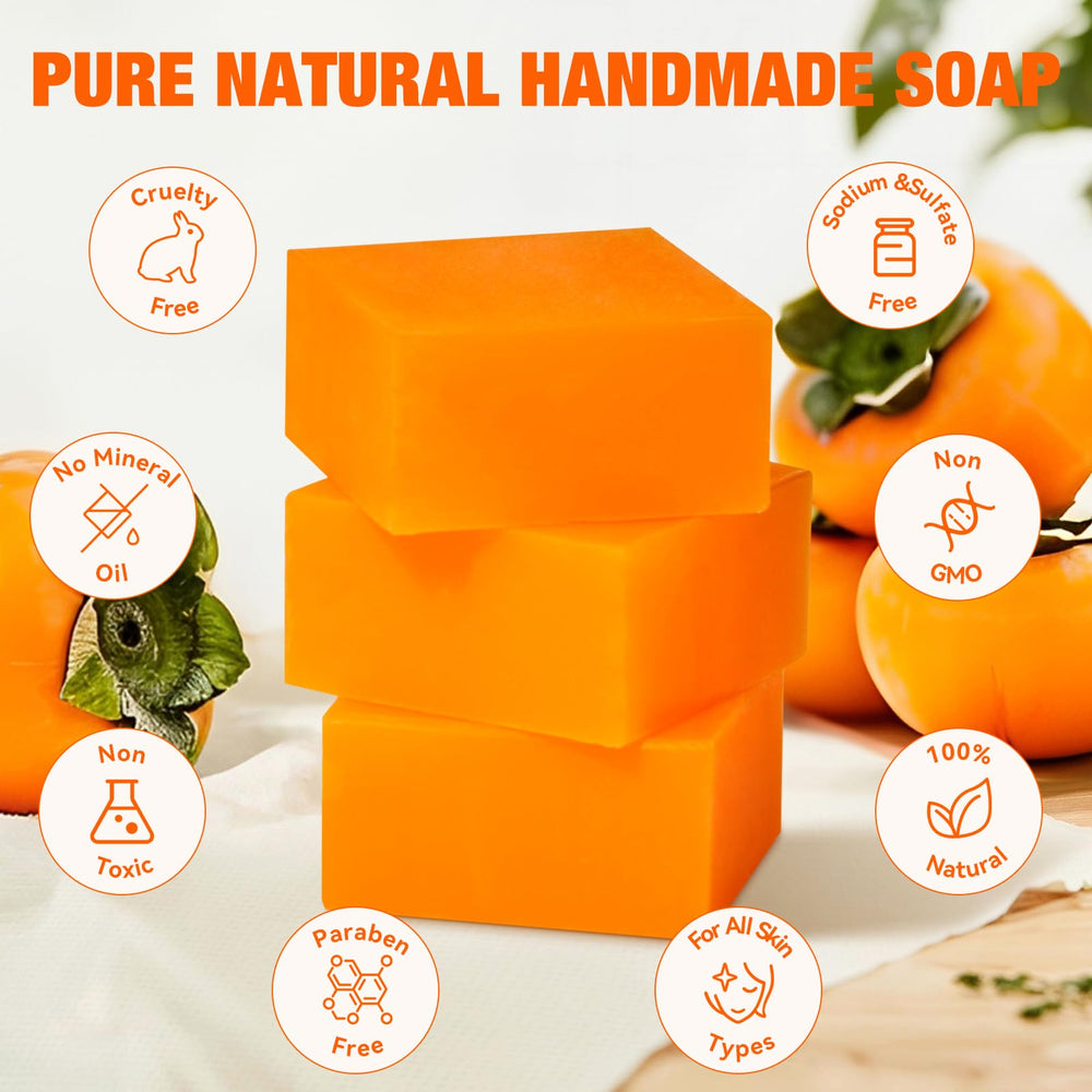 QualiLife Persimmon Bar enriched with shea butter and olive oil for hydration