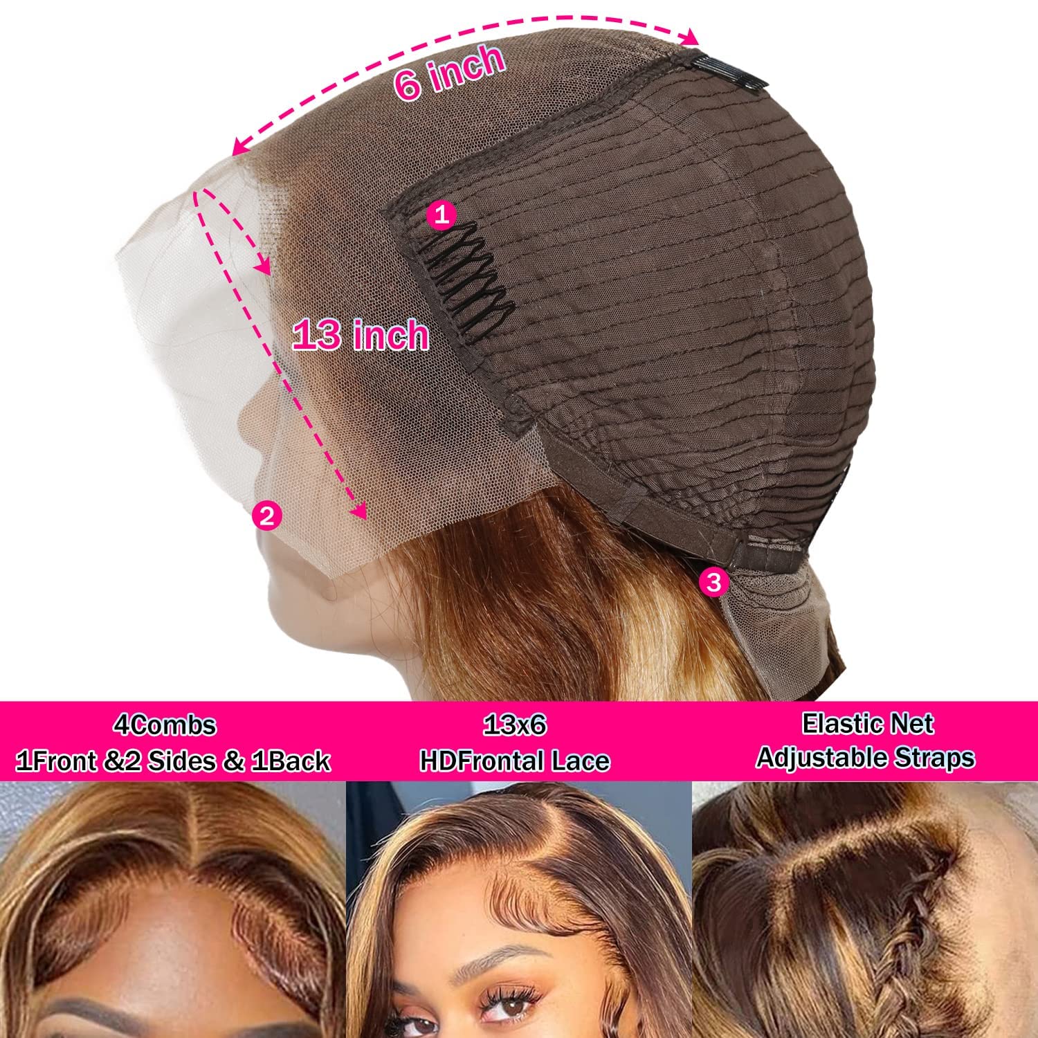 QUANDIAN 13x6 wig is color-safe for bleaching or dyeing under proper care.
