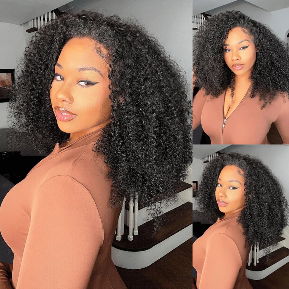 QUANDIAN Brazilian virgin kinky curly hair texture