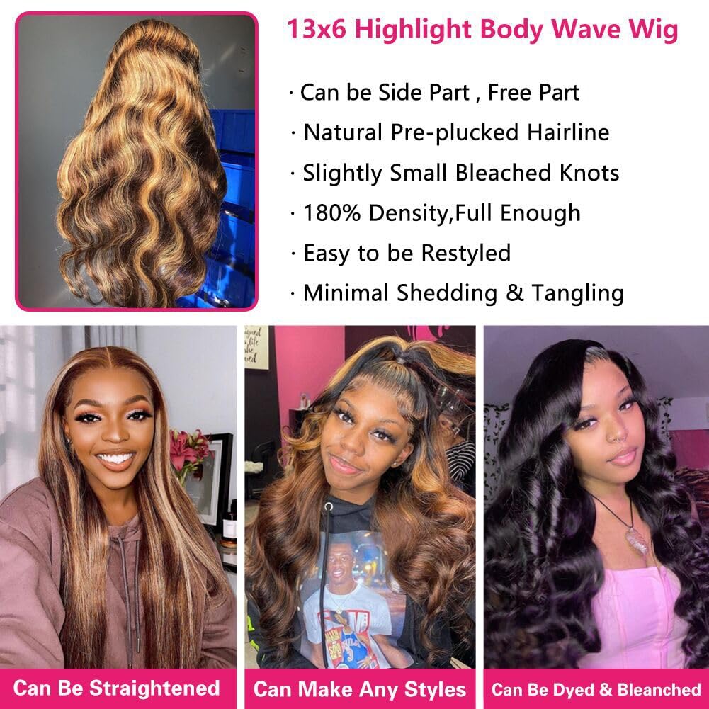 QUANDIAN pre-plucked pre-cut ombre wig for quick, ready-to-wear styling.