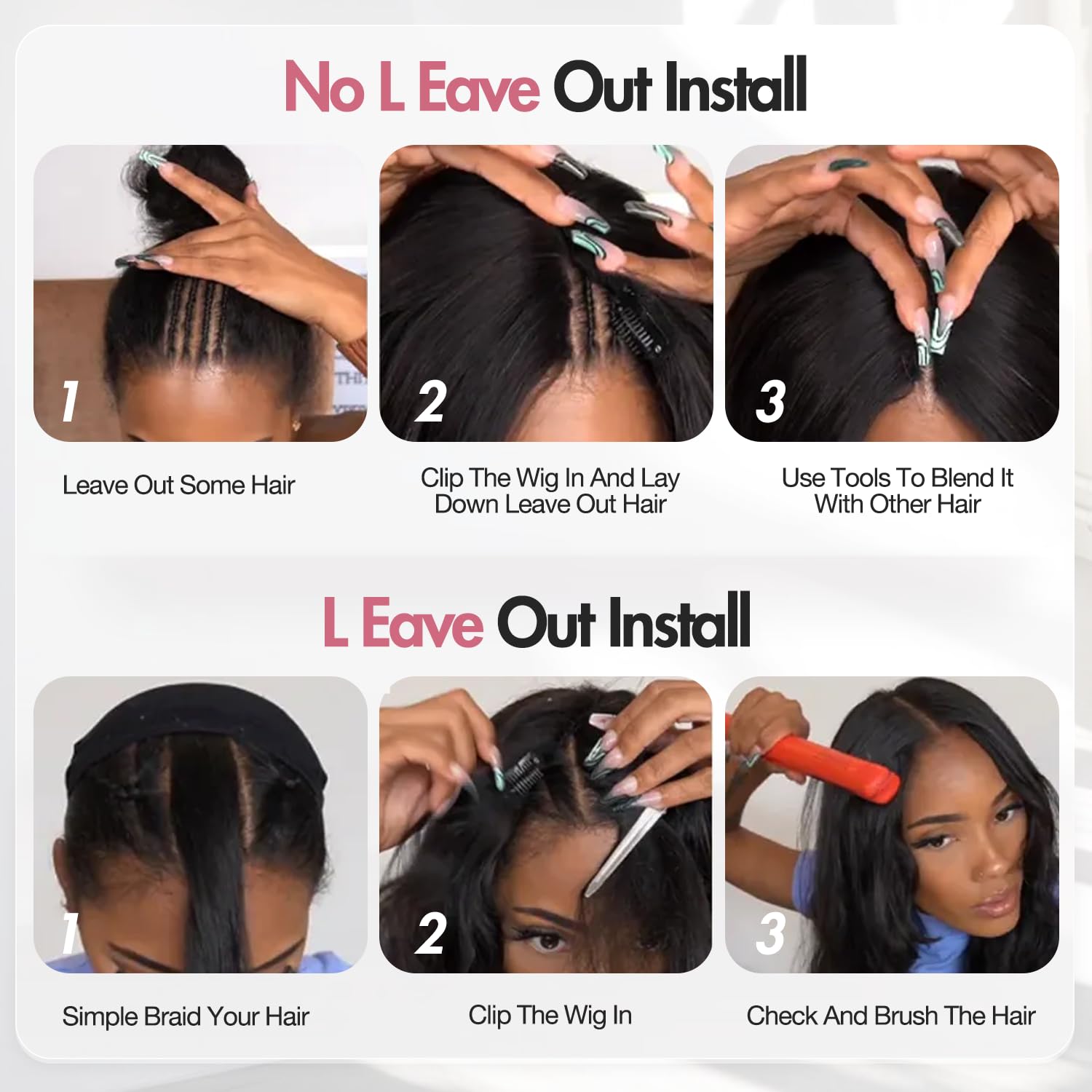 Quantum Love Care tips: shake and finger-comb before wear for volume.