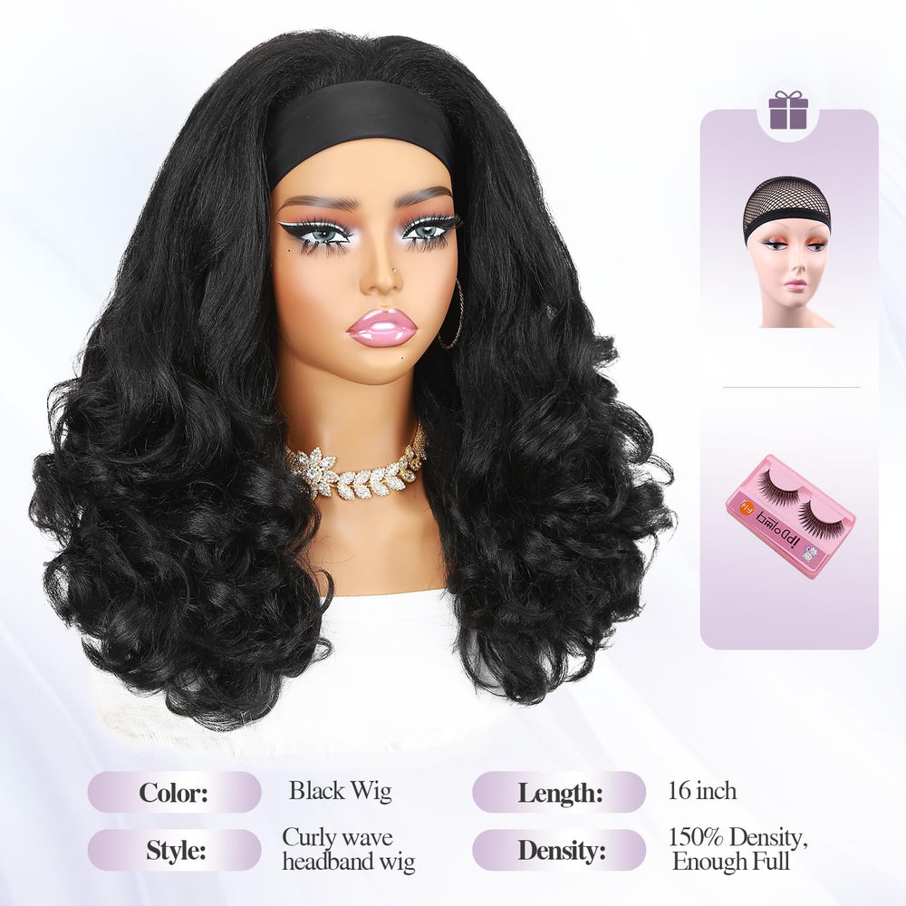 Quantum Love elastic ice silk headband feels soft against the scalp.