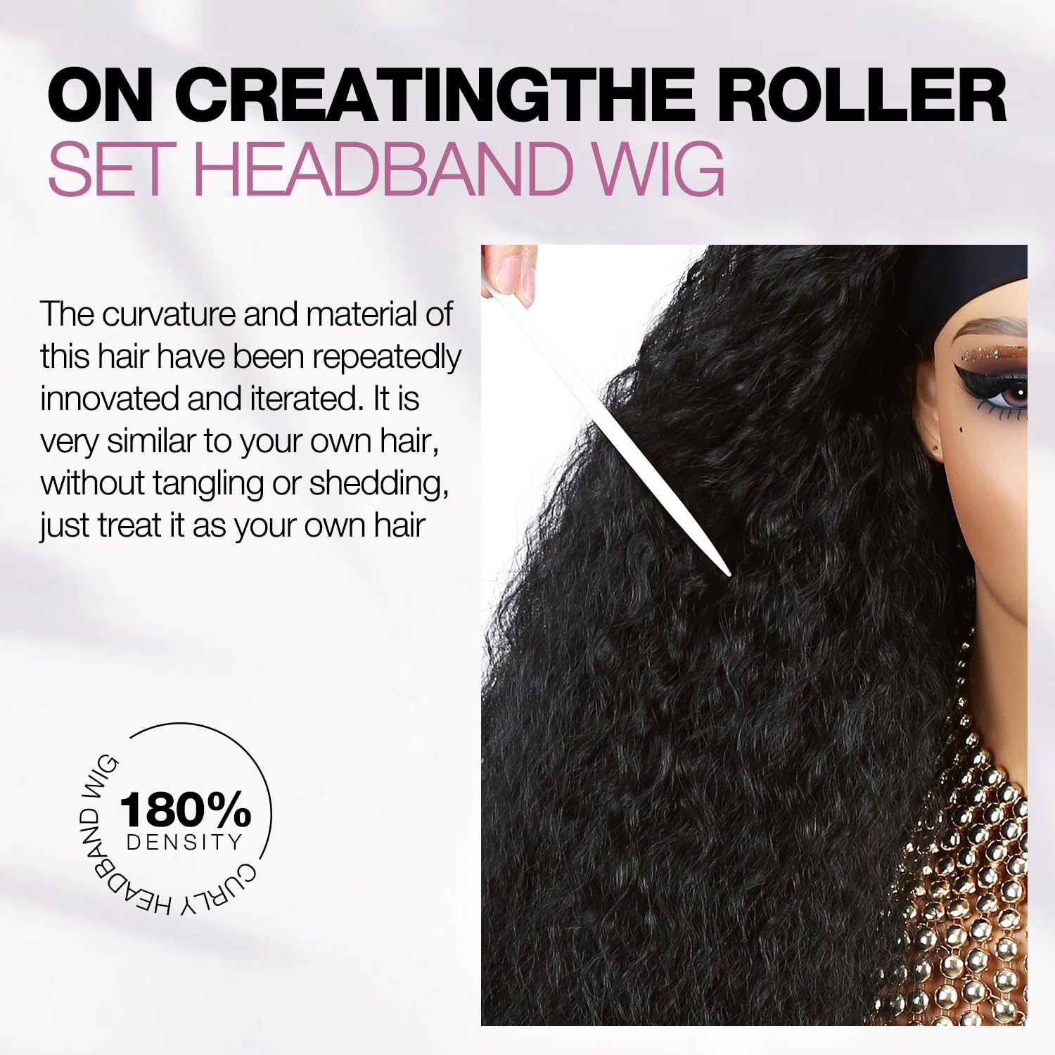 Quantum Love new headband style wig for easy on the go looks