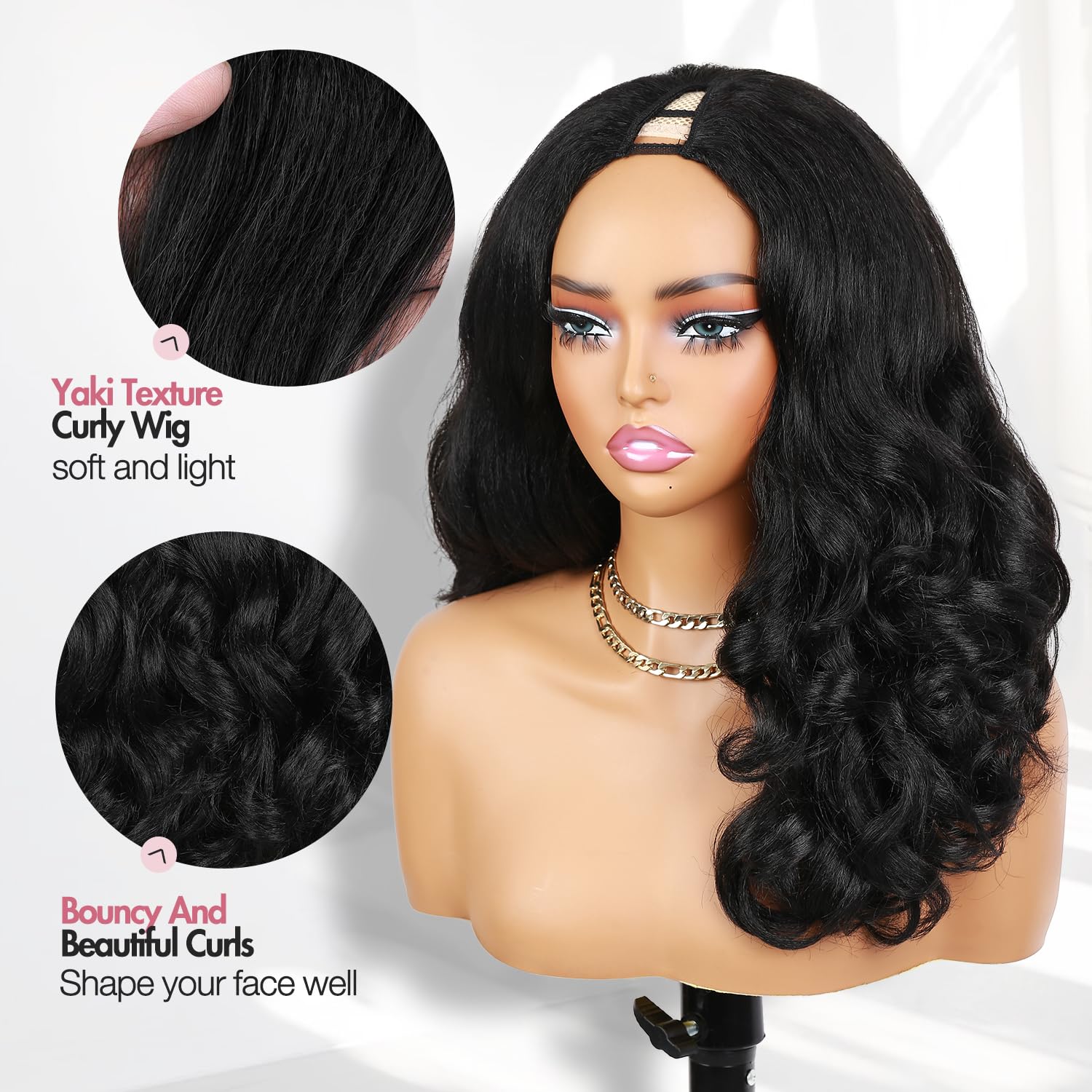 Quantum Love No-glue wig wearability enables quick transformation styles.