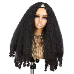 Quantum Love Yaki Curly Wig cap design provides breathable comfort and secure fit.