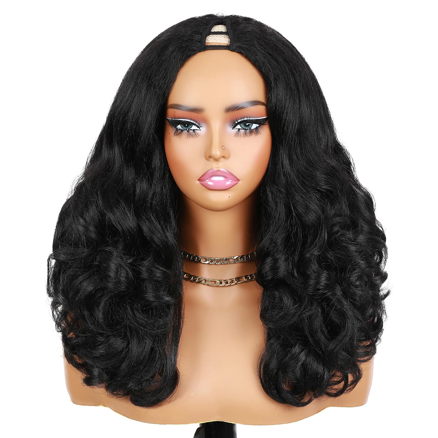 Quantum Love Yaki Curly Wig natural hairline look for seamless daily wear.