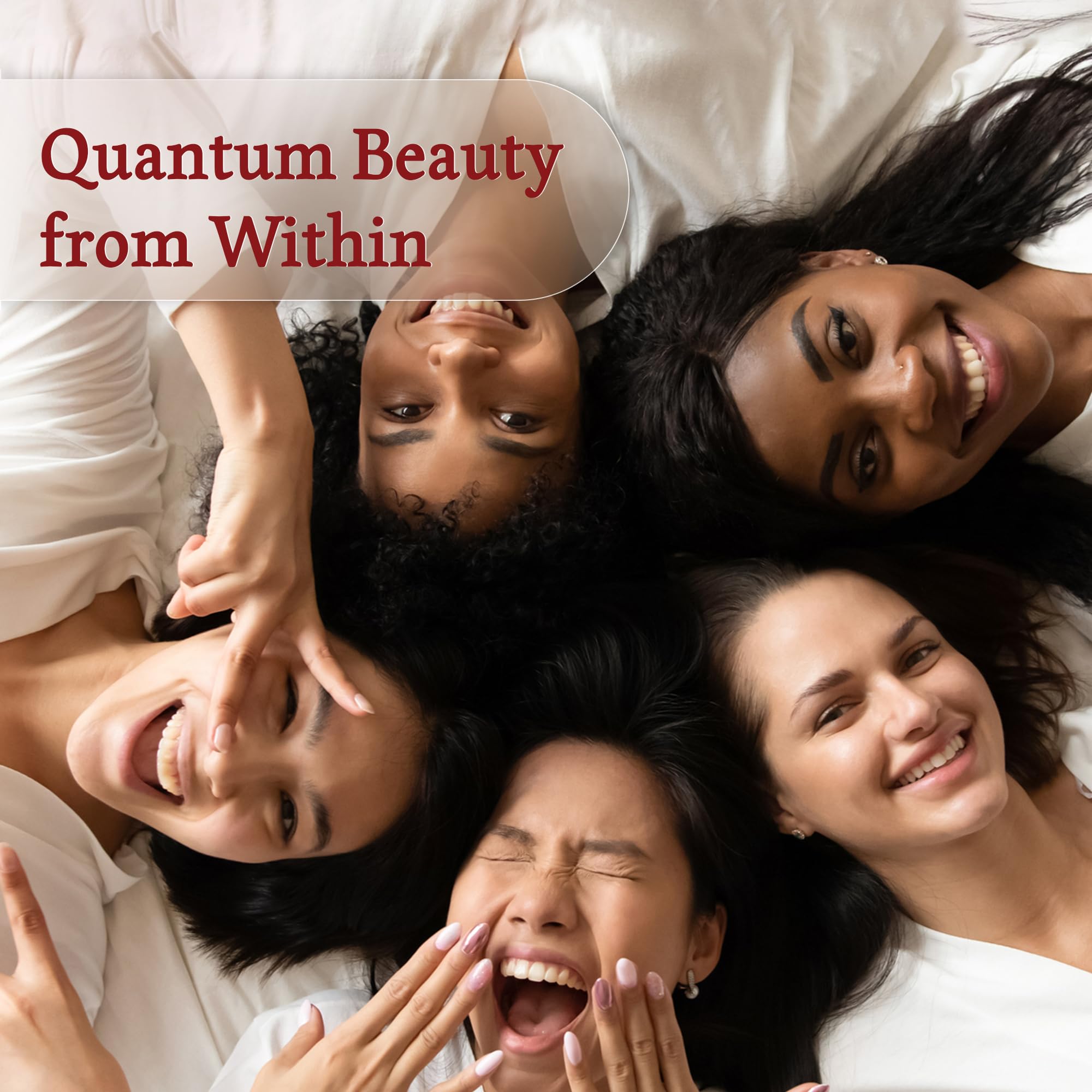 Label highlights keratin and minerals in Quantum Nutrition product.