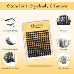 QUEWEL lash bond and seal ensuring stronger, waterproof wear
