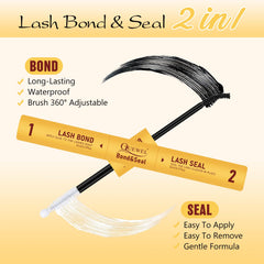 QUEWEL lash cluster tweezers with matte frosted finish for precise placement