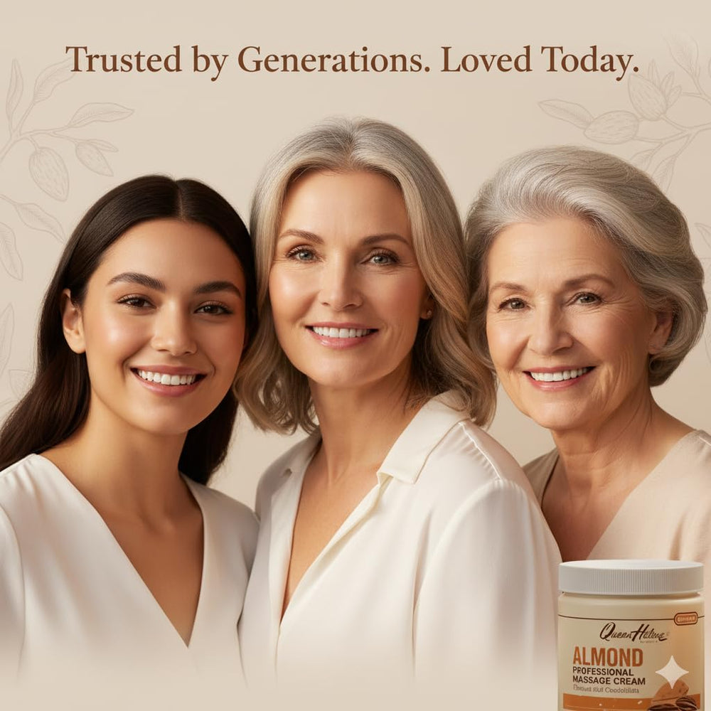 Queen Helene Almond Massage Cream enhances relaxation in routine massages