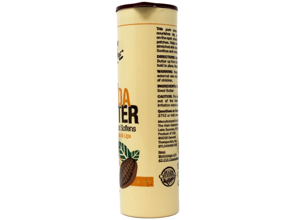 Queen Helene Cocoa Butter Stick pictured near stretch marks for gentle skin support.