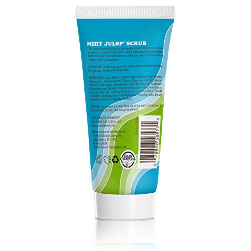 Queen Helene Gentle Scrub Mint Julep texture close-up showing exfoliating beads.
