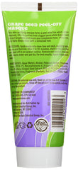 Queen Helene grape seed peel-off mask dry film forms for easy removal