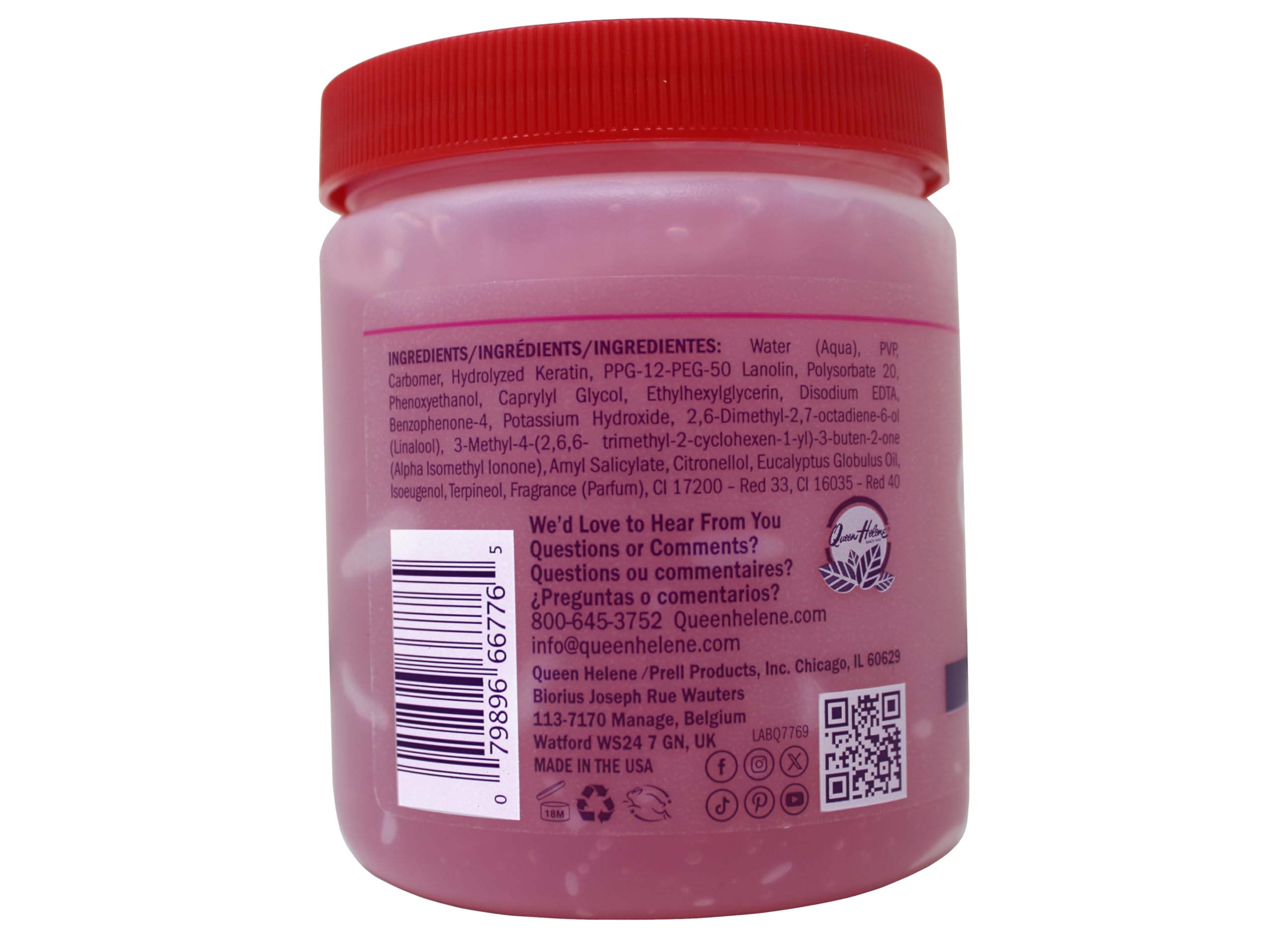 Queen Helene non-flaking alcohol-free formula supports durable styling with movement.