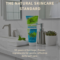 Queen Helene Mint Julep Masque texture polish shows smoothing clay action.