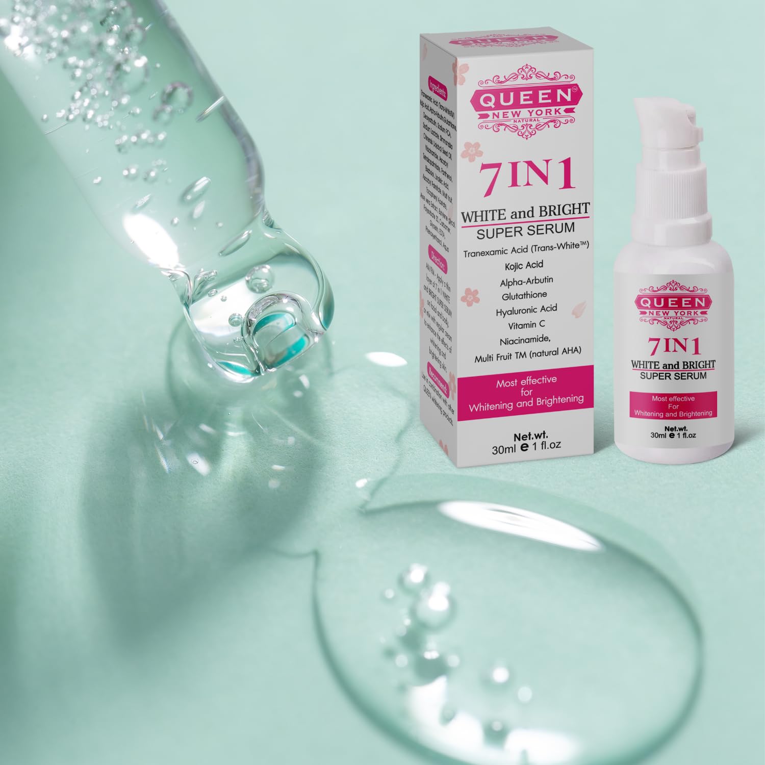 Night-time routine with serum alongside moisturizer for hydration overnight.