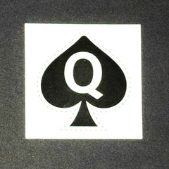 Queen of Spades tattoo on forearm display, visible art for events