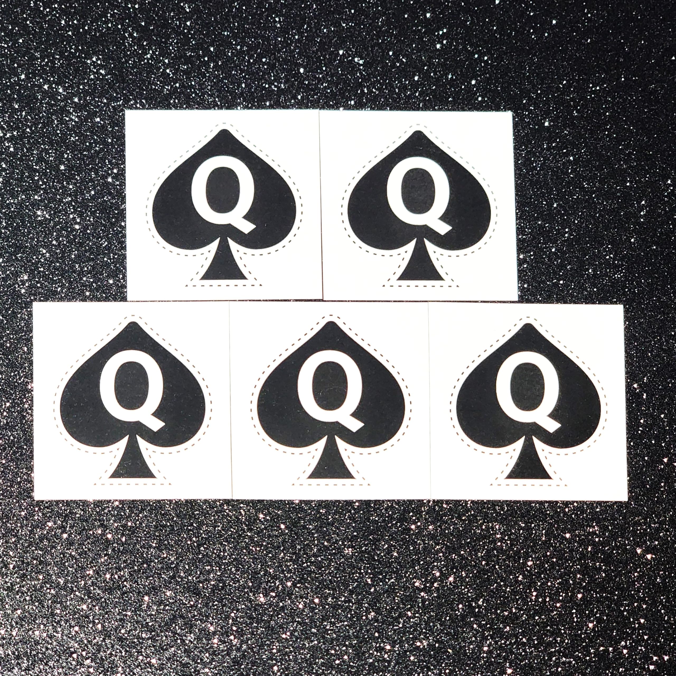 Queen of Spades tattoo removal with alcohol, quick and clean finish