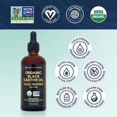Queen of the Thrones Castor Oil dropper for precise, mess-free application