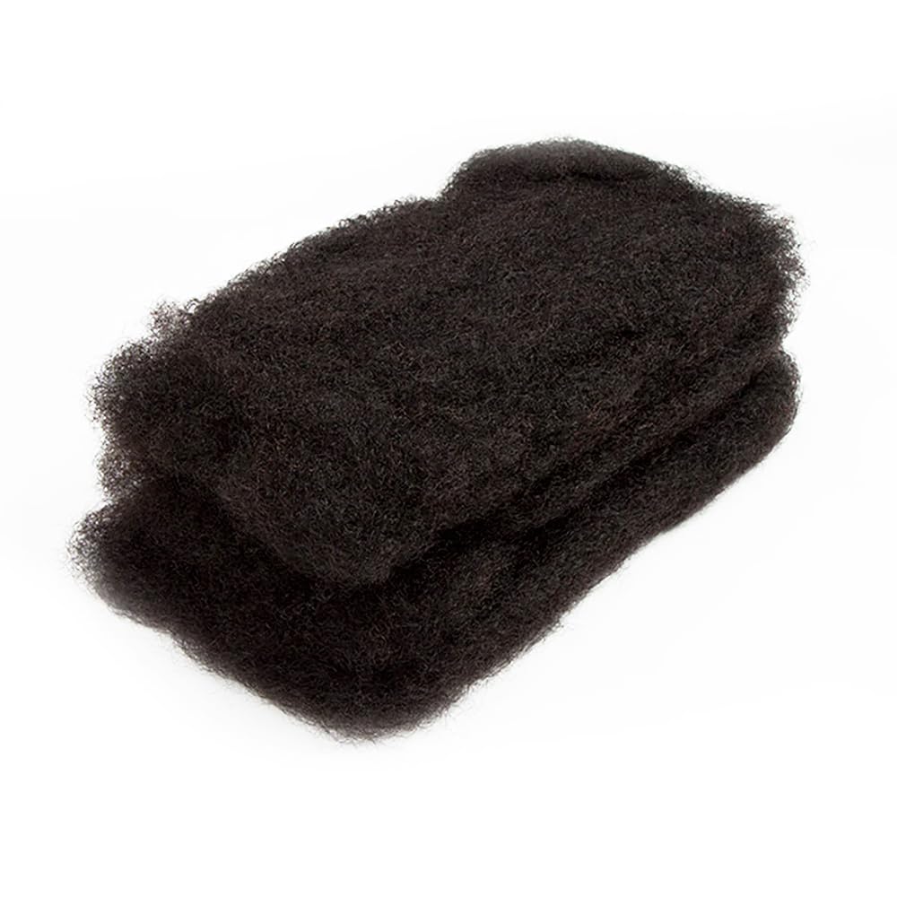Queen Virgin Remy QVR Afro kinky textured braid close-up shows natural curl.