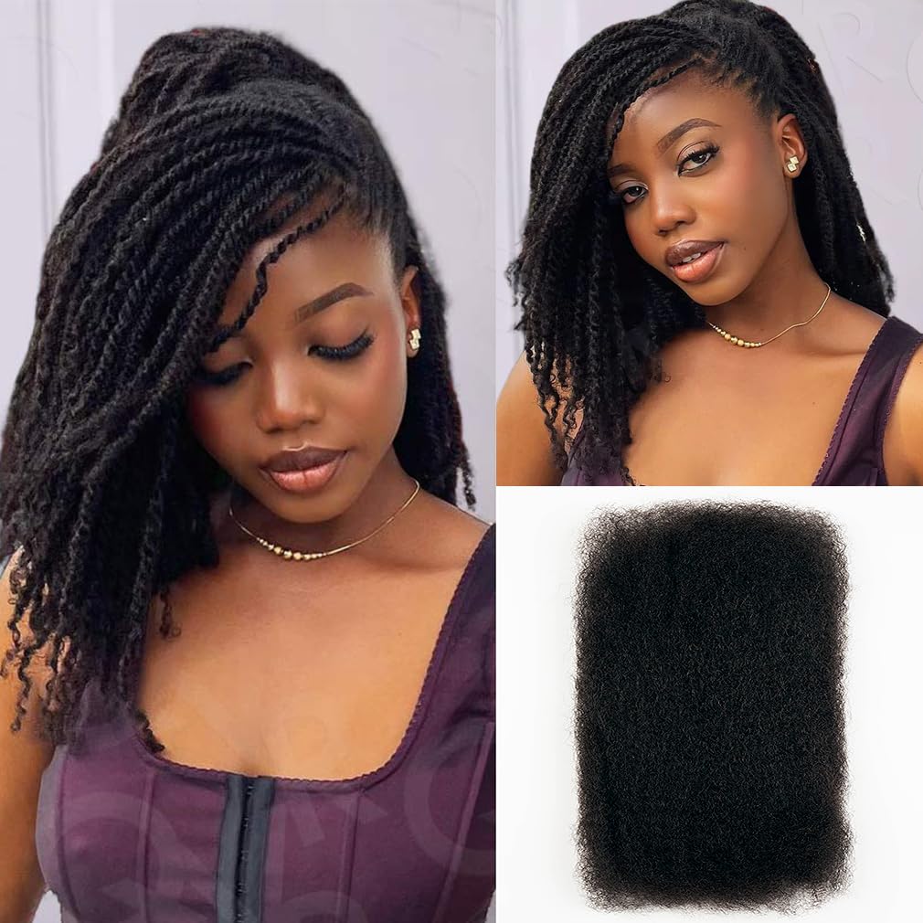 Queen Virgin Remy QVR dreadlock-ready hair 12in for easy extensions and repairs.