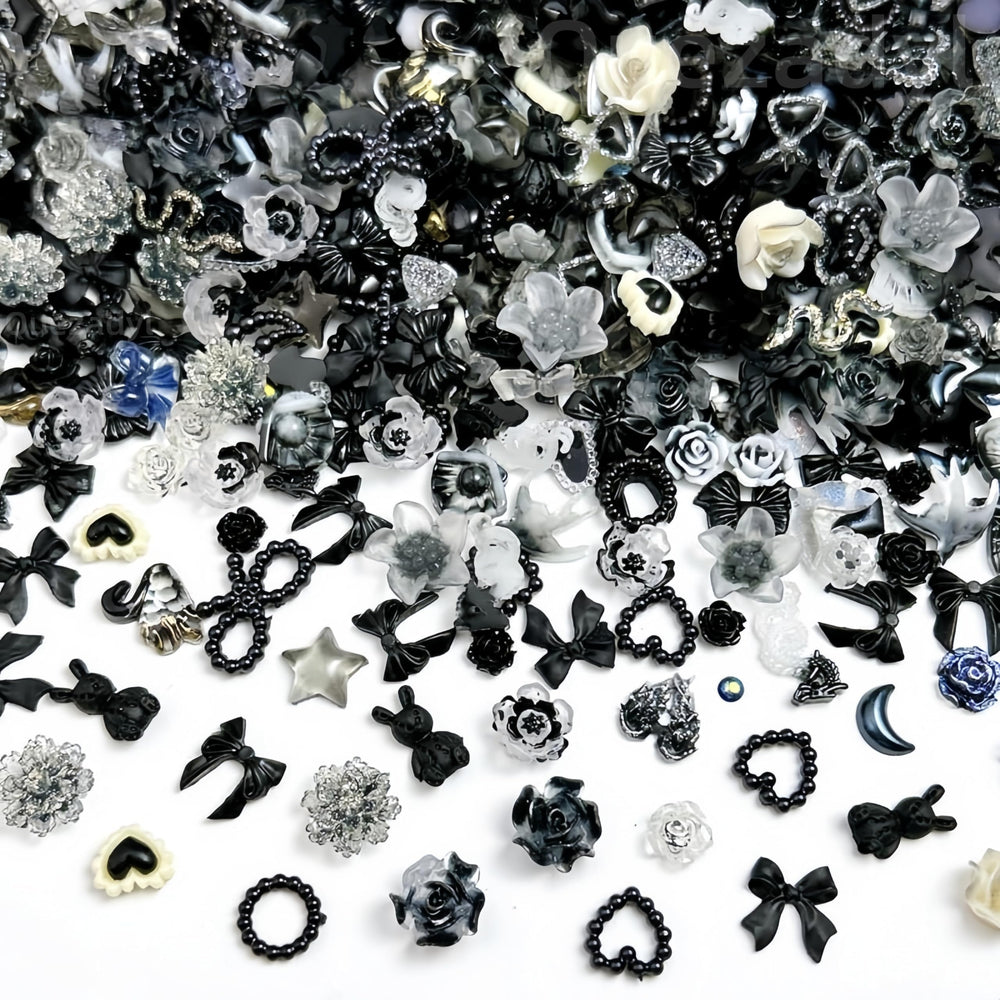 Quezadyl colorful nail charms for versatile design options