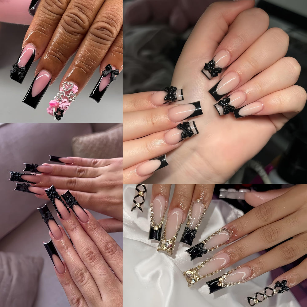 Quezadyl mixed nail art charms kit for creative styling at home