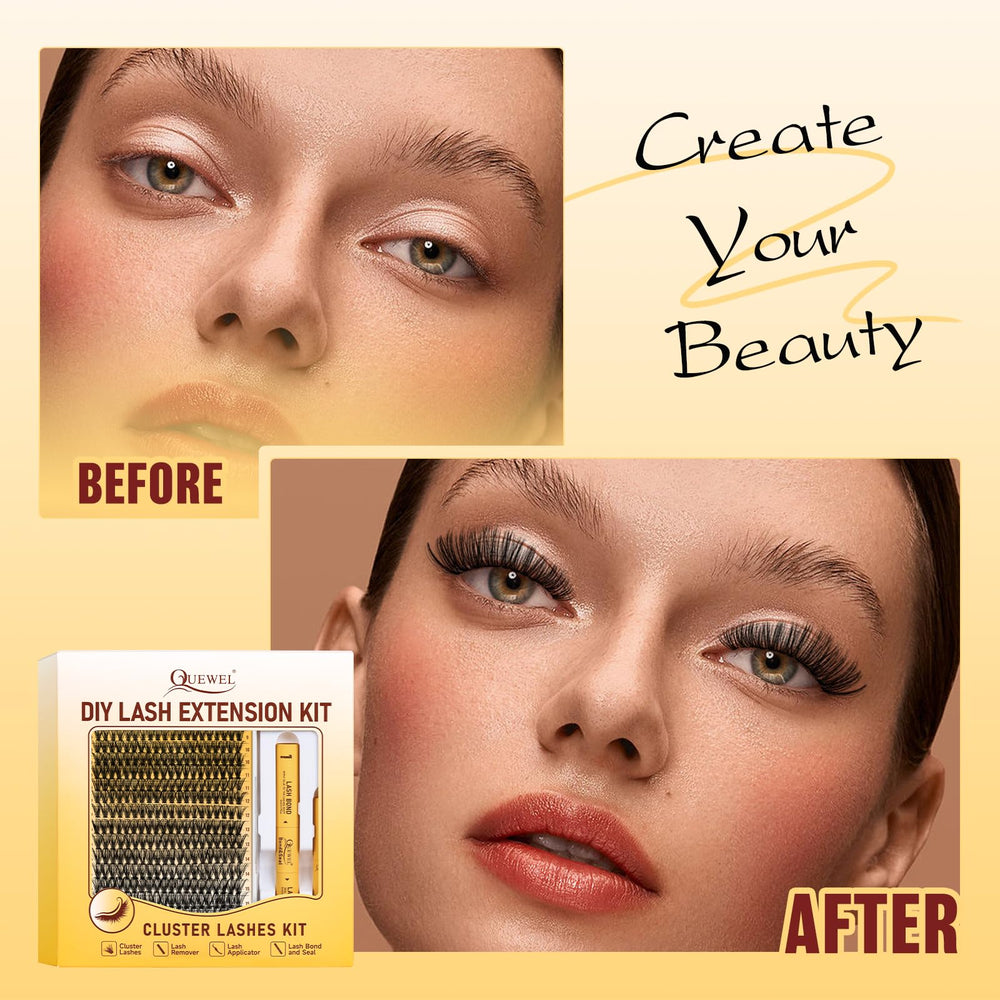 QUEWEL beginner-friendly lash kit for DIY lash art at home