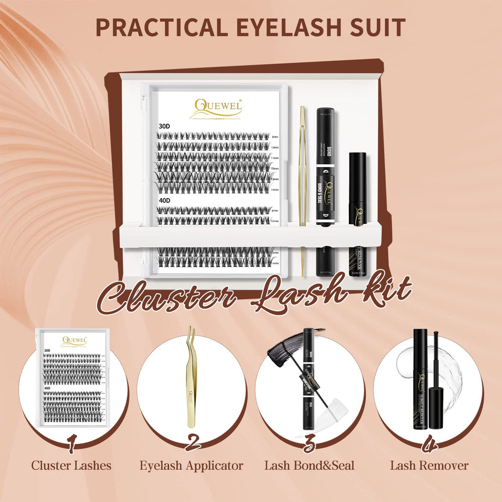 QUEWEL bond and seal for strong hold and lash-friendly formula
