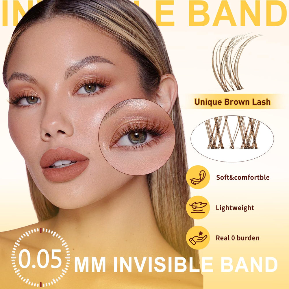QUEWEL brown clusters provide a party-ready, natural look