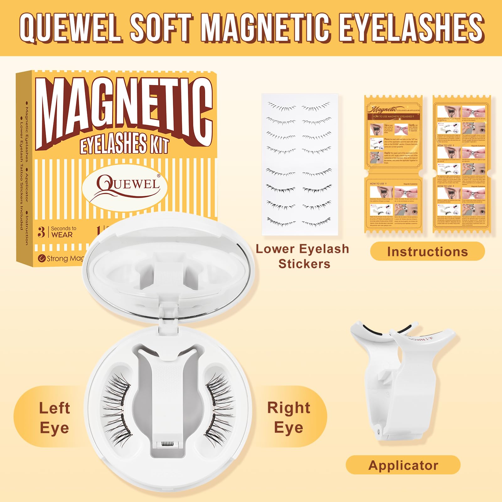 QUEWEL easy removal and case storage simplify maintenance.