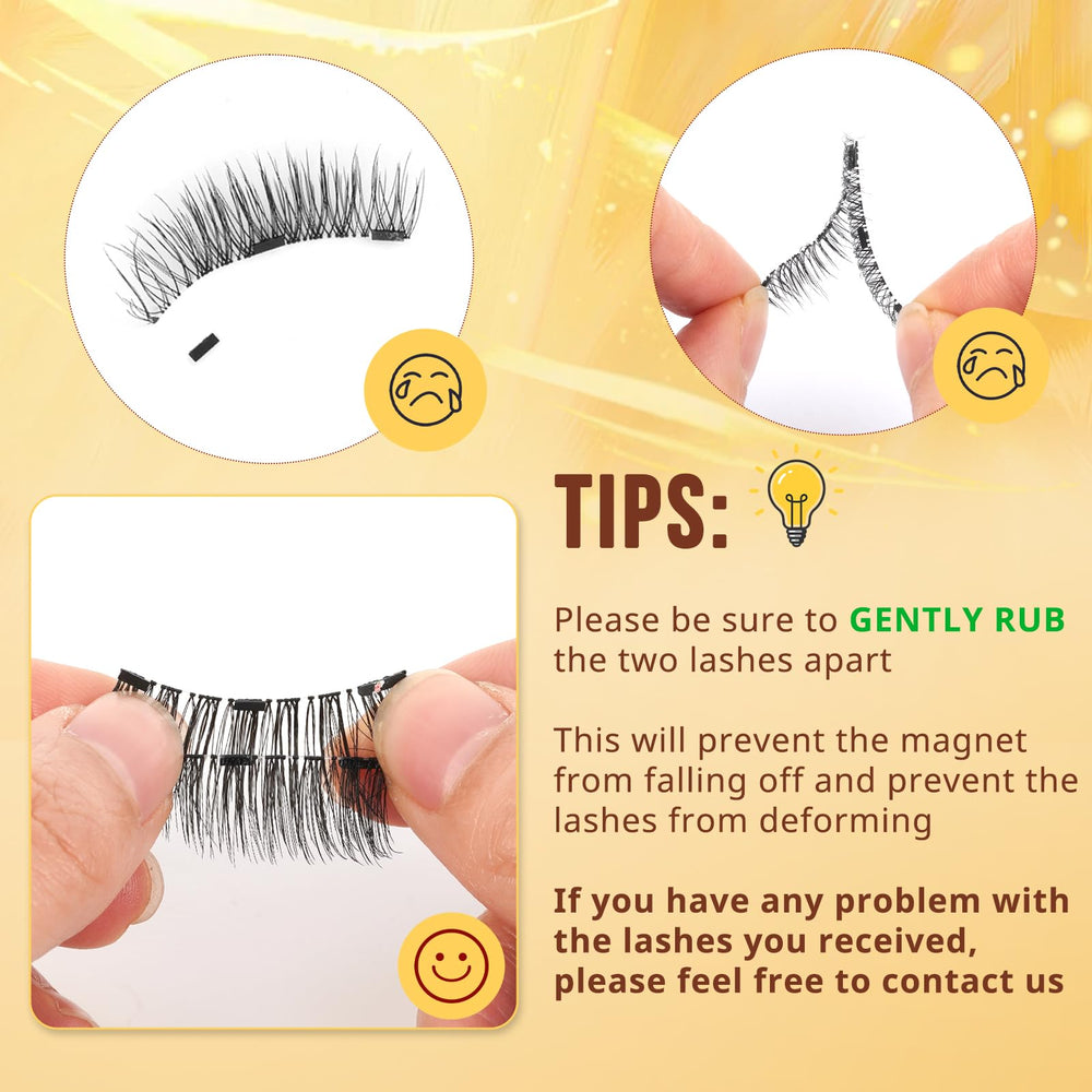 QUEWEL instruction sheet helps beginners learn simple lash attachment.