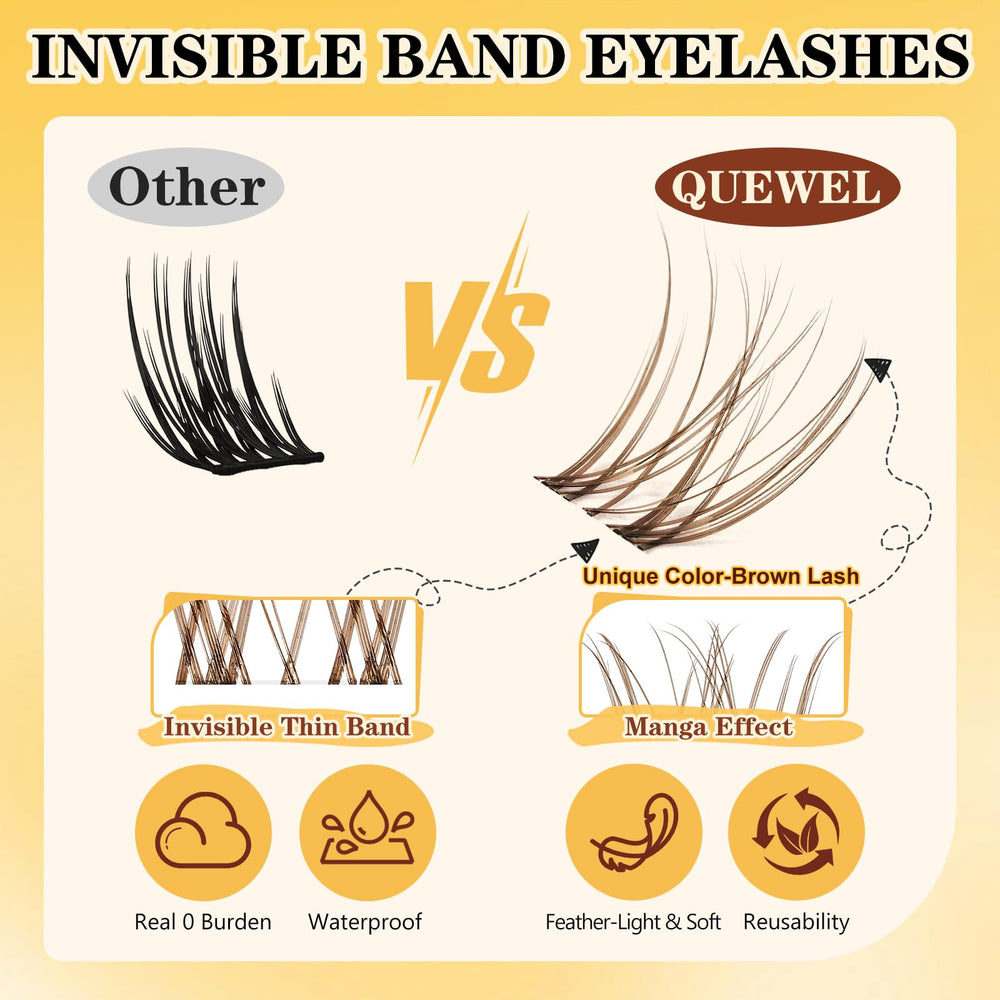 QUEWEL lash bond and seal duo supports longer wear