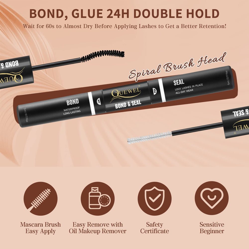 QUEWEL lash glue remover for gentle, residue-free cleanup