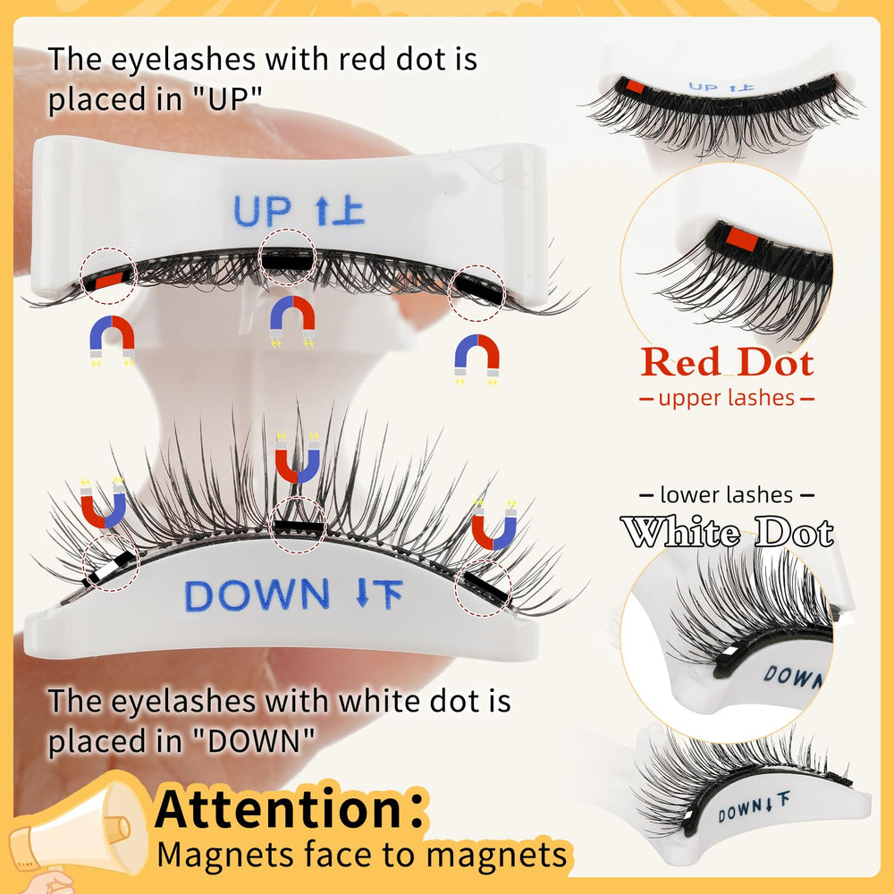QUEWEL magnetic applicator in hand for precise lash application