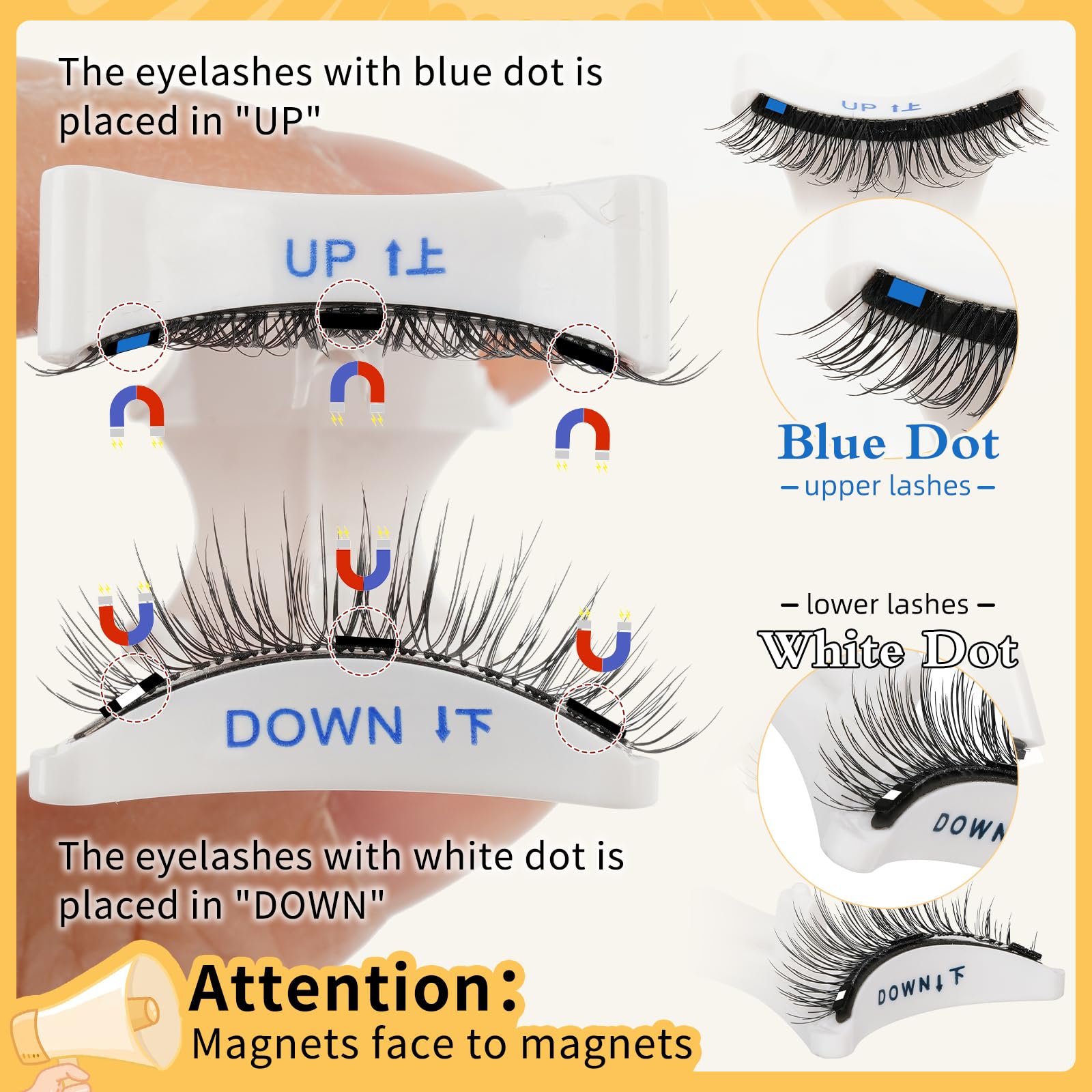QUEWEL applicator demonstrates glue-free, precise lash placement