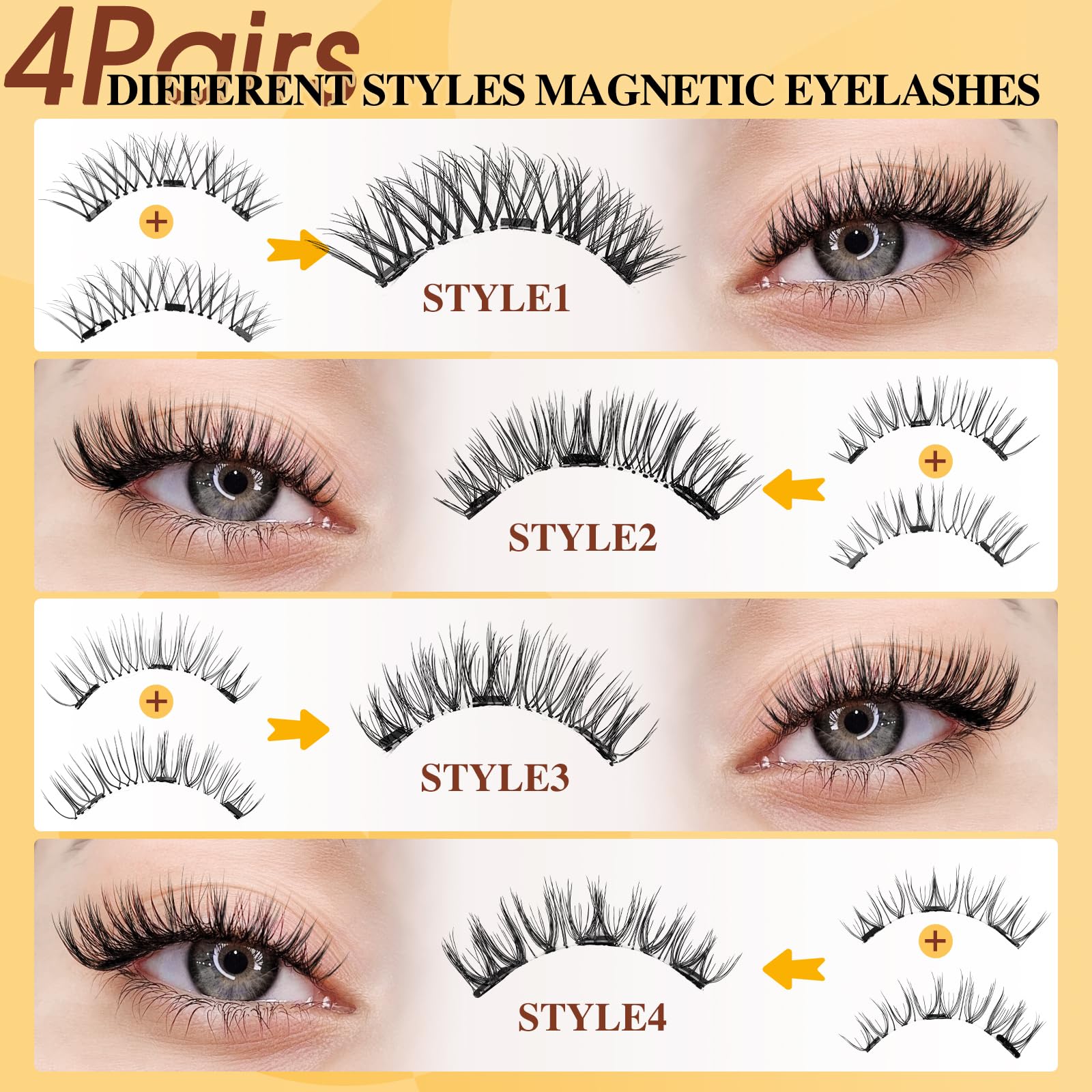 QUEWEL magnetic lash box with mirror keeps lashes safe