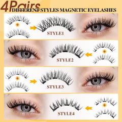 QUEWEL magnetic lash box with mirror keeps lashes safe