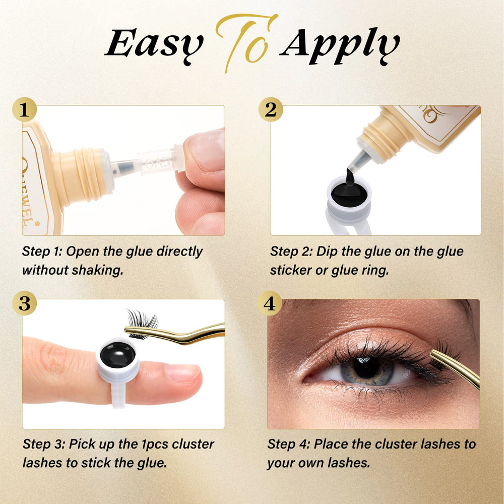 QUEWEL mild vegan formula gentle for sensitive eyes.