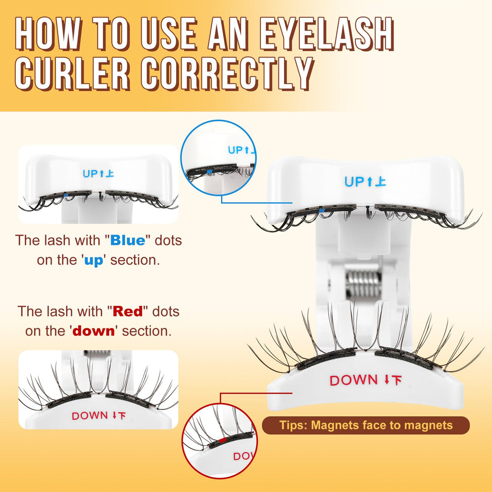 QUEWEL natural-looking lashes provide subtle lift for everyday looks.