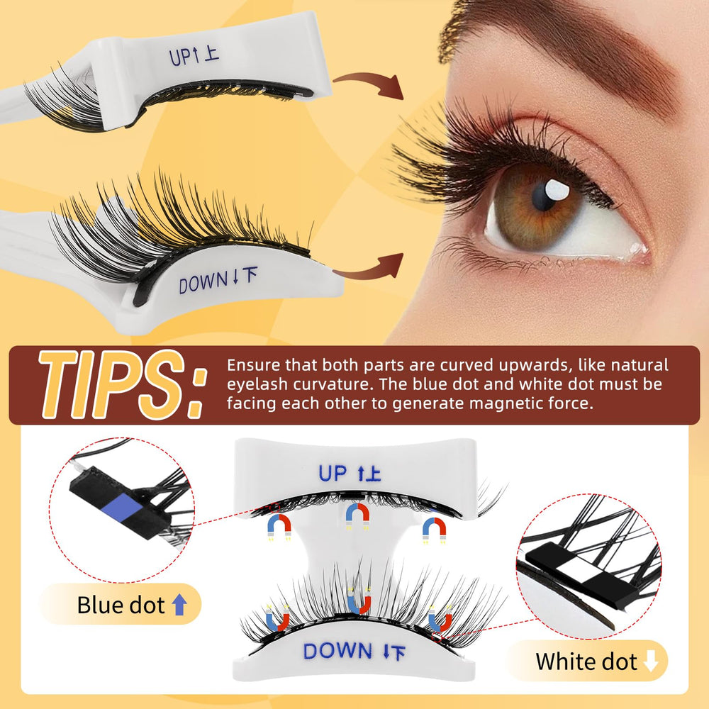 Reusable QUEWEL lashes in an eco-friendly box for travel and reuse.